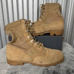Altama Tan Suede Combat Boots Desert Tan Lace Up Military Style Men Size 11.5W